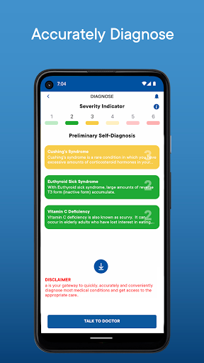 Afya Virtual Care AI App Screen 3