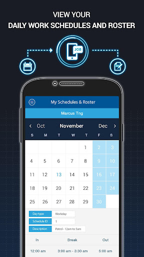 Android application TimeTec Patrol screenshort