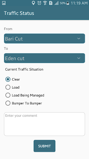 Traffic Status Screen 3