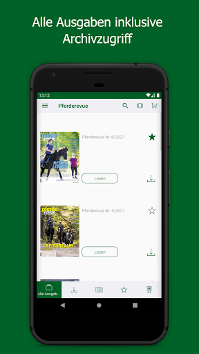 Android application Pferderevue screenshort