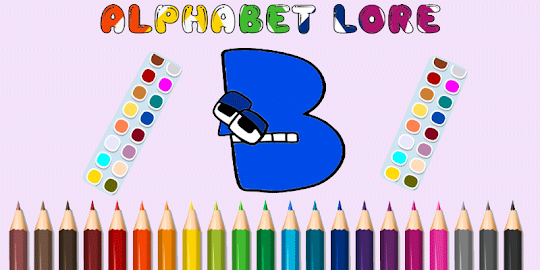 Baixar & Jogar Coloring Alphabet Lore no PC & Mac (Emulador)