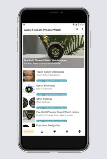Android application Guide: FireBoltt Phoenix Watch screenshort