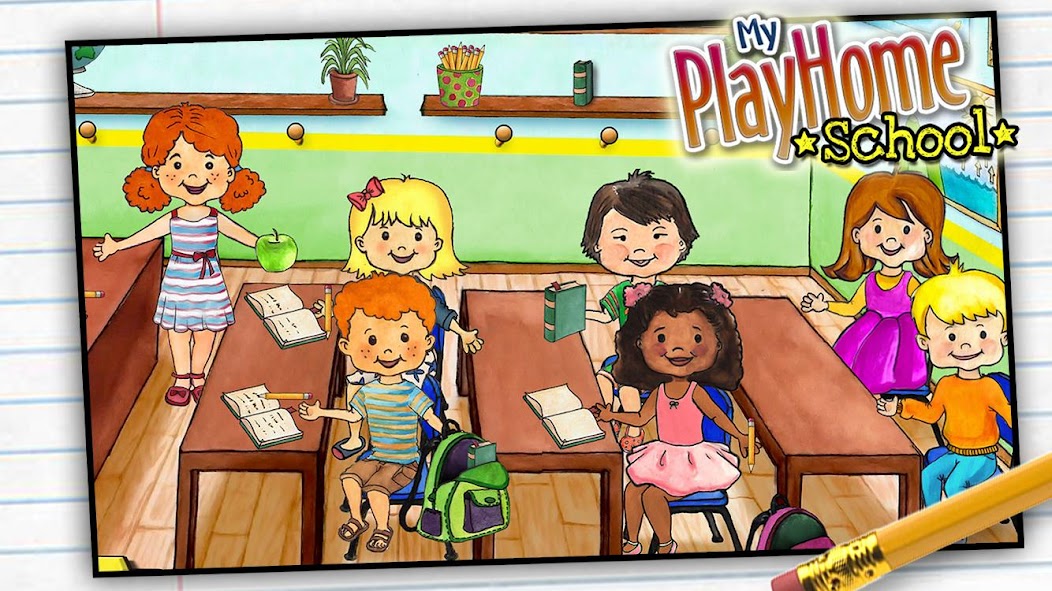 My PlayHome School 2.3.0.47 APK + Mod (Unlimited money) إلى عن على ذكري المظهر