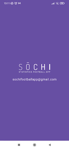 Android application Sochi Football App screenshort