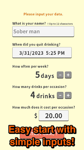 Sober Man - Quit Drinking App Screen 2
