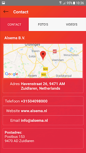 Alsema B.V. Screen 2