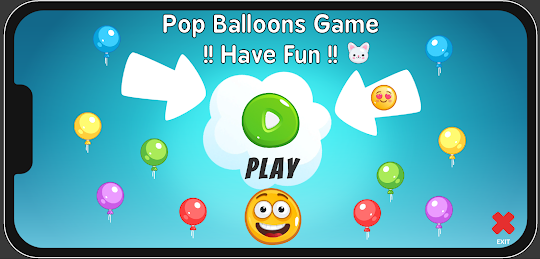 Balloon Bubble Pop Kids Game