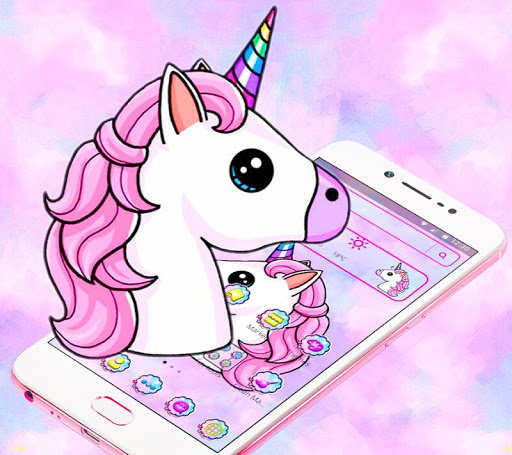 Download Galaxy Cute Unicorn Rainbow Cartoon Theme ? Free for Android -  Galaxy Cute Unicorn Rainbow Cartoon Theme ? APK Download 