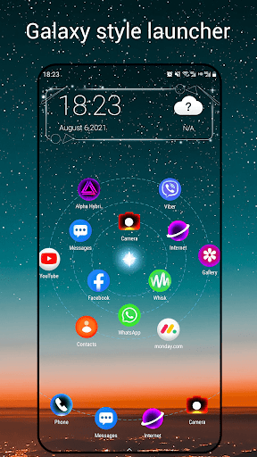 NewLook Launcher - Galaxy star map launcher 2.6 screenshots 1