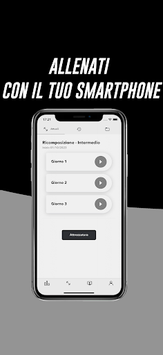 Android application Luca Brandi PT - Training Team screenshort