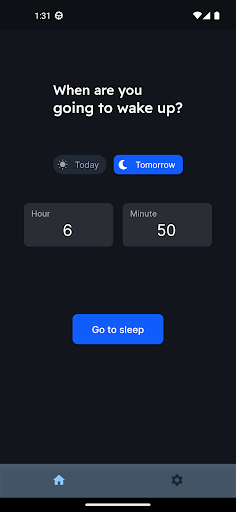Android application Sleep Refreshed screenshort