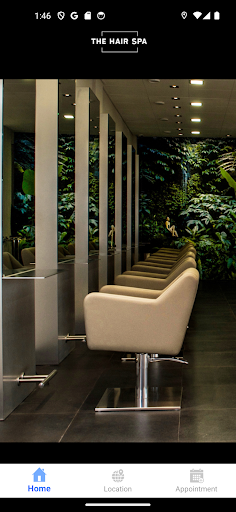 Android application The Hair Spa screenshort