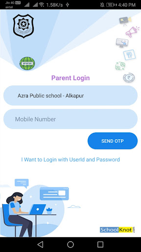 Android application Azra School screenshort