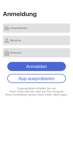 Foto-Fertig Screen 3
