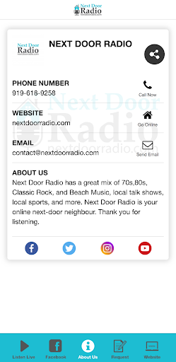 Next Door Radio Screen 2