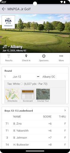 Minnesota PGA Junior Golf Screen 2