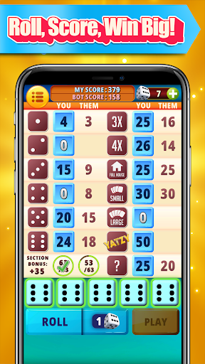 Android application Yatzy Classic - Dice Games screenshort