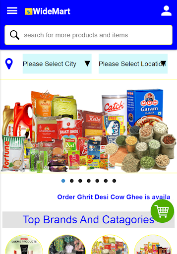 WIDEMART -Your online App Screen 3