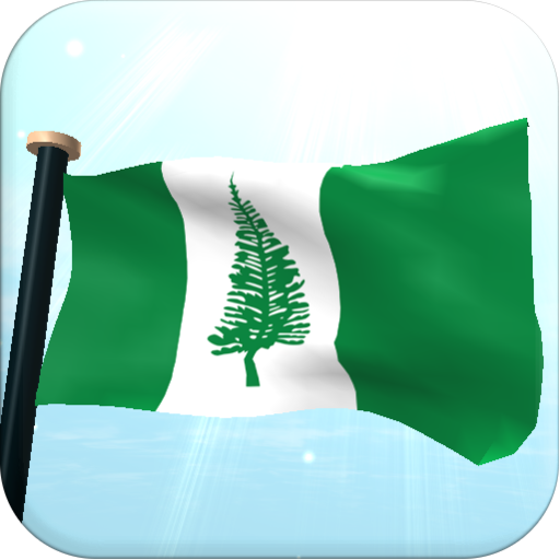 Norfolk Island Flag 3D logo