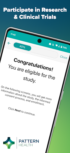 Android application Pattern Health screenshort