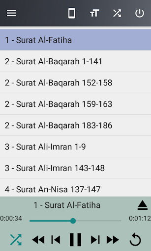 Abu Usamah Murottal (Offline) Screen 3