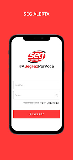 Android application Seg Alerta screenshort