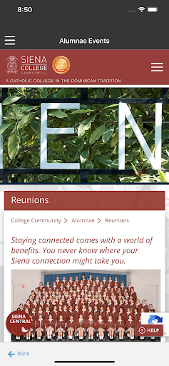 Siena Alumnae Screen 3