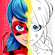 Miraculous Ladybug & Cat Noir. संख्या से रंग विंडोज़ पर डाउनलोड करें
