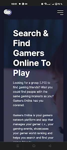 Gamers.Online: LFG & Friends