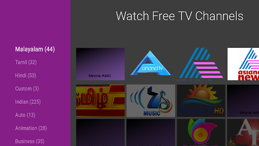Android application Online TV screenshort