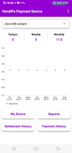 VendiPe Payment Device Screen 3