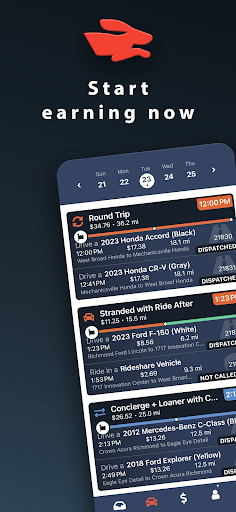 Android application HopDrive screenshort