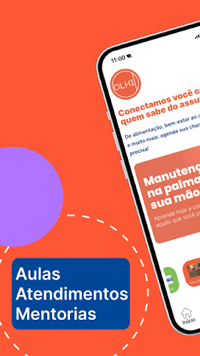 Android application Olhi screenshort