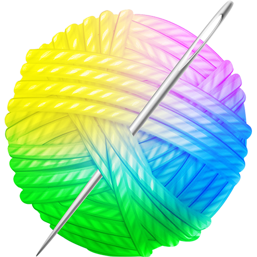 Cross Stitch Adult Coloring  Icon
