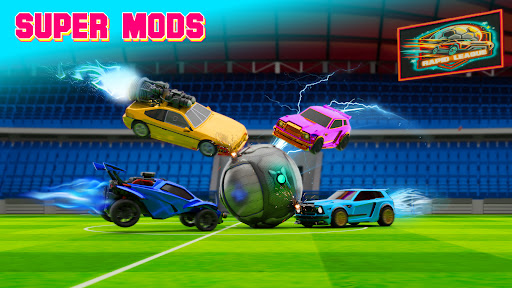 Rocket Car Soccer Clash Game Screen 2