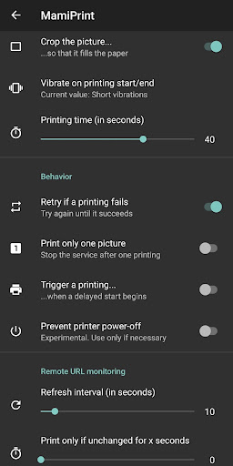 MamiPrint Screen 2