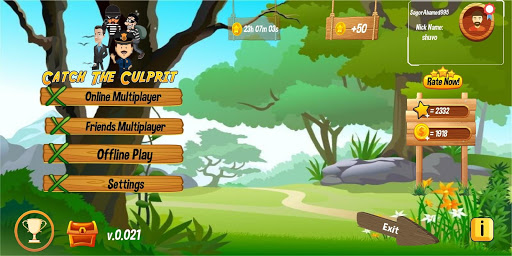 Android application Catch The Culprit screenshort