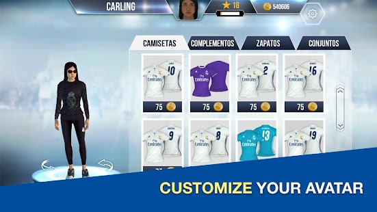 Real Madrid Virtual World Screenshot