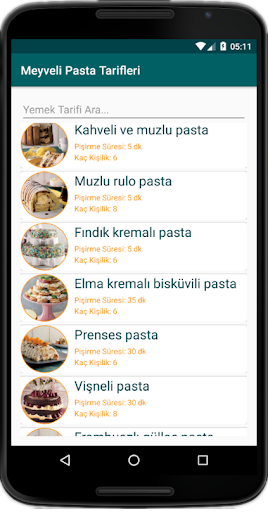 İnternetsiz Meyveli Pasta Tari Screen 3