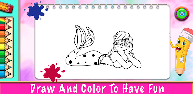 LadyBug Coloring princess Game Unknown