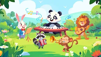 Game screenshot Baby Dino Piano: Детские игры mod apk
