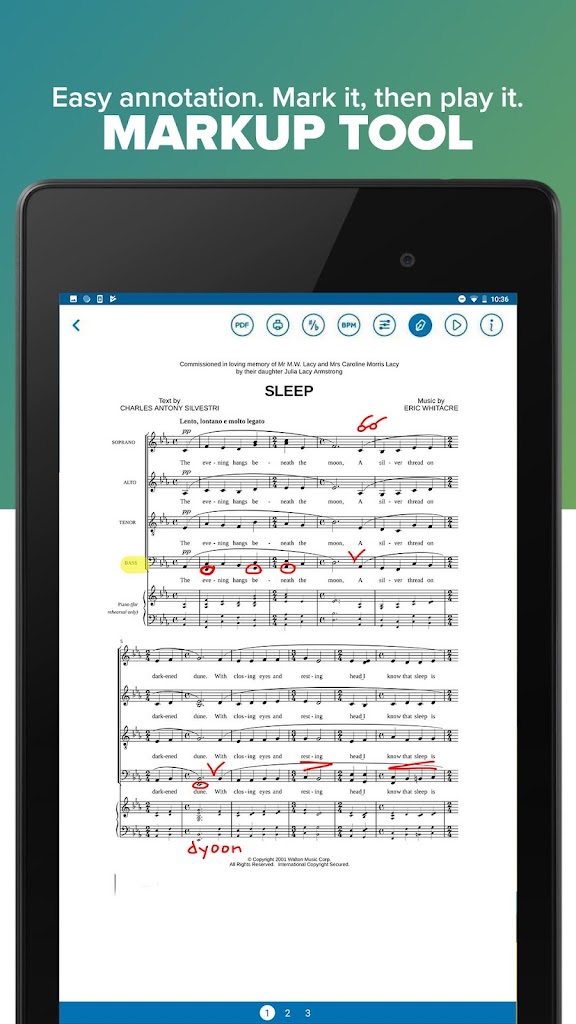 Musicnotes Sheet Music Player Screenshot 11 Musicnotes Sheet Music Player Screenshot 11