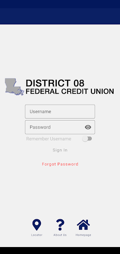 Android application District 08 FCU screenshort