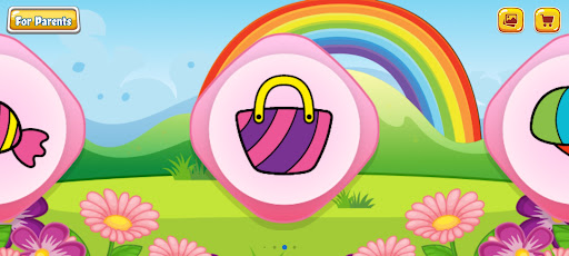 Screenshot of Coloring Book: Games for Girls