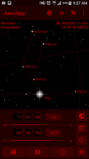 Astrolapp Live Sternkarte Captura de pantalla