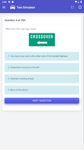 Android application Idaho DMV Permit Test screenshort