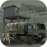 Off road Military Truck Checkpost icon