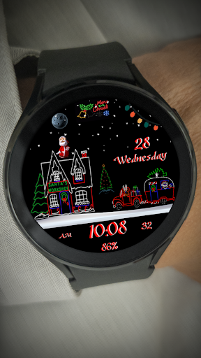 Mery Christmas Animated Watch