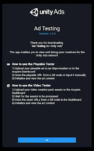 Скачать Ad Testing for Unity Ads Онлайн бесплатно на Андроид