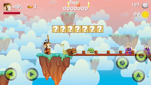 super monkey rush world runner mobil platform game screenshot 2